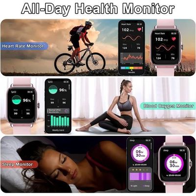 Montre Intelligente avec Appel Bluetooth et Moniteur de Santé